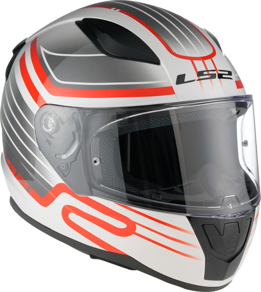 Изображение товара Мотошлем LS2 FF353 Rapid 2 Circuit (XL, белый/красный)