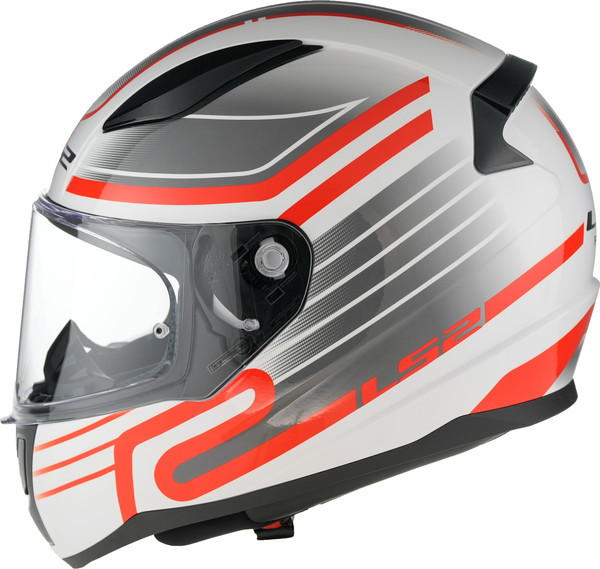 Изображение товара Мотошлем LS2 FF353 Rapid 2 Circuit (XL, белый/красный)