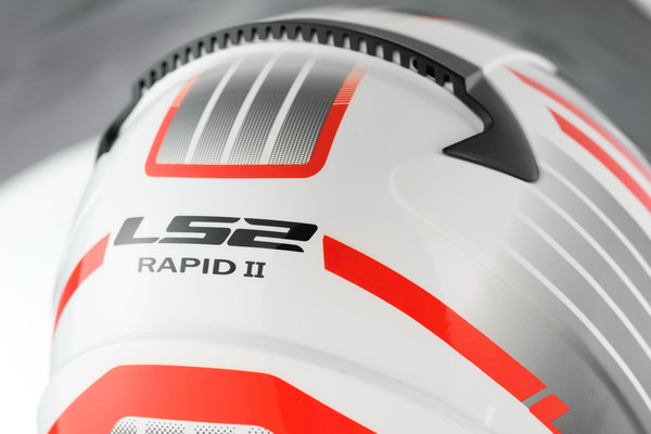 Изображение товара Мотошлем LS2 FF353 Rapid 2 Circuit (XL, белый/красный)