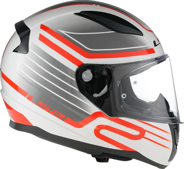 Изображение товара Мотошлем LS2 FF353 Rapid 2 Circuit (XL, белый/красный)