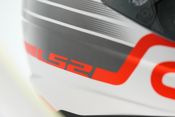 Изображение товара Мотошлем LS2 FF353 Rapid 2 Circuit (XL, белый/красный)