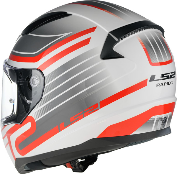 Изображение товара Мотошлем LS2 FF353 Rapid 2 Circuit (XL, белый/красный)