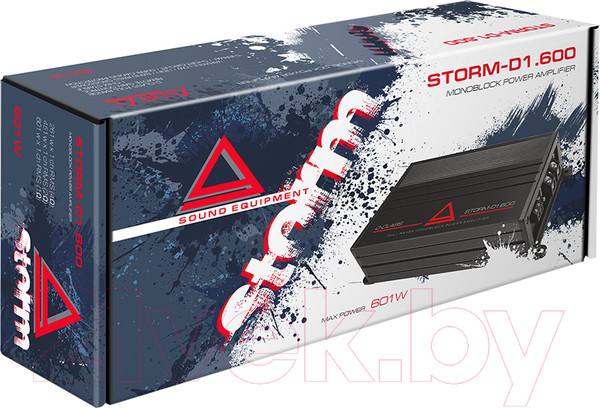 Изображение товара Автомобильный усилитель AURA Storm-D1.600