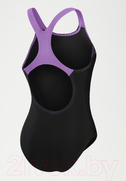 Изображение товара Купальник для плавания Speedo Medley Logo / 8-1347416843-6843 (р.34, черный)