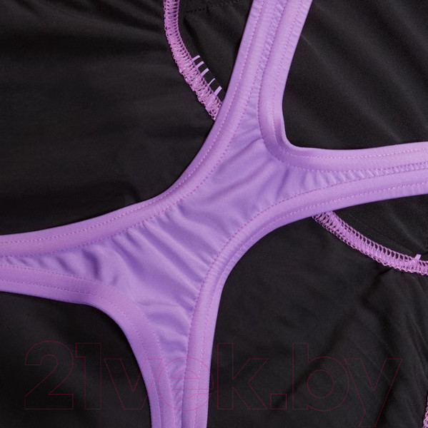 Изображение товара Купальник для плавания Speedo Medley Logo / 8-1347416843-6843 (р.34, черный)