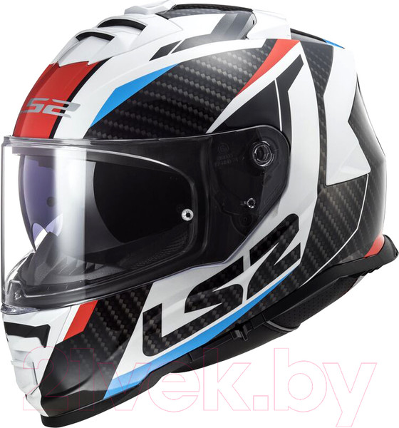 Изображение товара Мотошлем LS2 FF800 Storm II Racer (2XL, красный/синий)