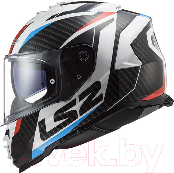 Изображение товара Мотошлем LS2 FF800 Storm II Racer (2XL, красный/синий)
