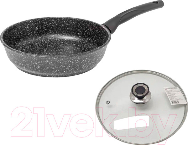 Изображение товара Сковорода Виктория Гранит АЛА 200 (G0020) (с крышкой)