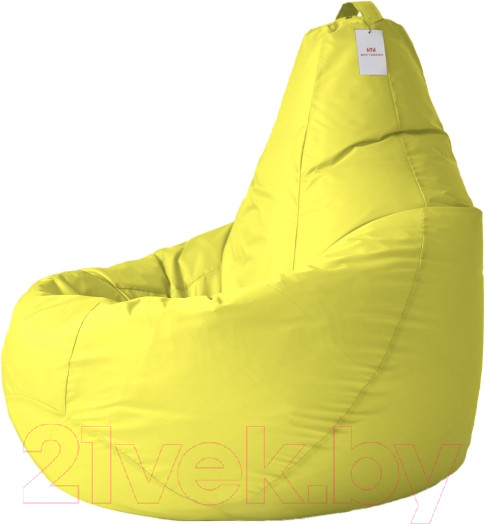 Изображение товара Бескаркасное кресло Mio Tesoro Груша XL / GF-110x80-ZH (желтый)