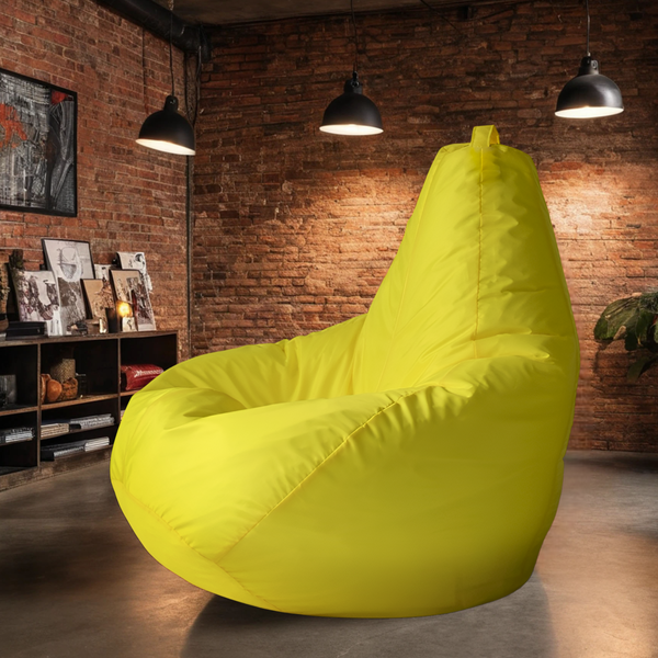 Изображение товара Бескаркасное кресло Mio Tesoro Груша XL / GF-110x80-ZH (желтый)