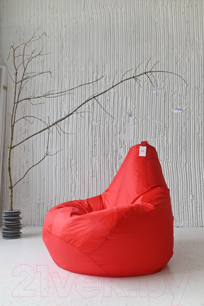 Изображение товара Бескаркасное кресло Mio Tesoro Груша XL / GF-110x80-K (красный)