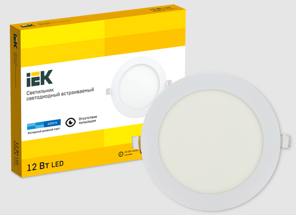 Изображение товара Точечный светильник IEK LDVO0-1606-1-12-6500-K01