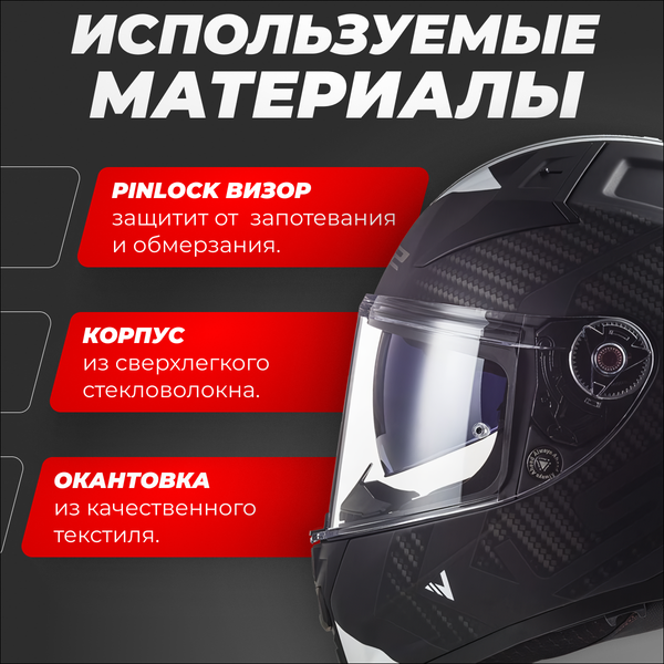 Изображение товара Мотошлем LS2 FF811 Vector 2 Splitter (2XL, черный/белый)