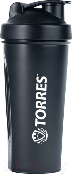 Изображение товара Шейкер спортивный Torres S01-600-03 (600мл, черный)