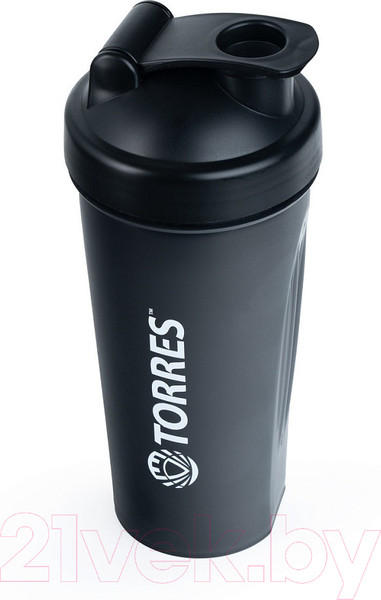 Изображение товара Шейкер спортивный Torres S01-600-03 (600мл, черный)