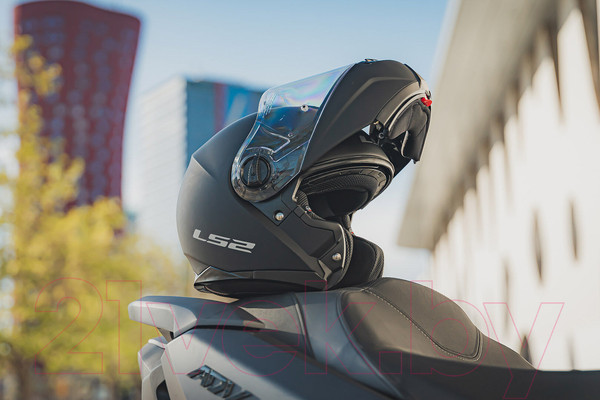 Изображение товара Мотошлем LS2 FF908 Strobe 2 (M, черный матовый)