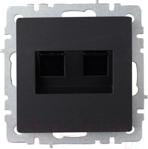 Изображение товара Розетка IEK Brite BR-K20-2-K02 (черный)