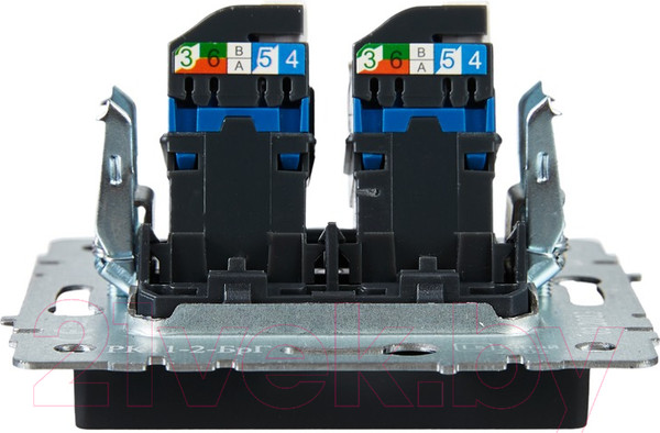 Изображение товара Розетка IEK Brite BR-K20-2-K02 (черный)