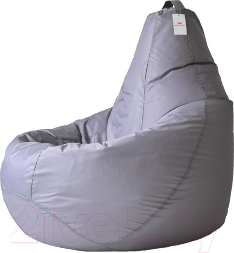 Изображение товара Бескаркасное кресло Mio Tesoro Груша XXL / GF-130x85-S (серебро)