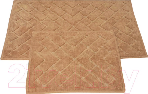 Изображение товара Набор ковриков для ванной и туалета Karven Parke / KV 422 (Bej/бежевый)