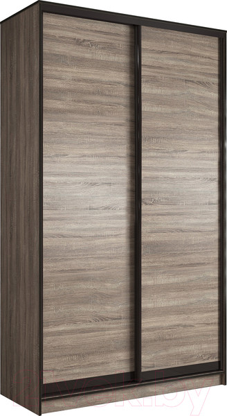 Изображение товара Шкаф-купе Евва 138 TTG.13 / АЭП ШК.2.02 (дуб трюфель/венге глянец)