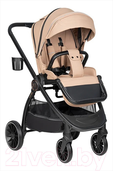 Изображение товара Детская универсальная коляска Farfello Camille 3 в 1 / BB-02 (бежевый)