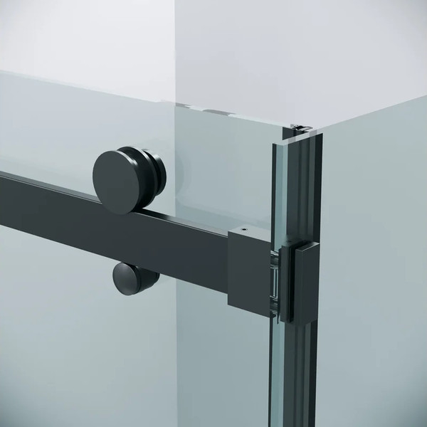 Изображение товара Душевая стенка Grossman Classic 80x195 / 200.K33.04.80.21.00 (черный матовый/стекло прозрачное)