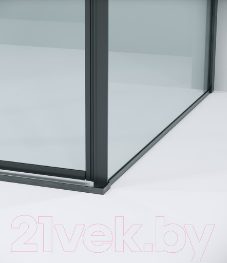 Изображение товара Душевая стенка Grossman Galaxy 200.K33.01.70.42.00 70x195 (графит сатин/стекло прозрачное)