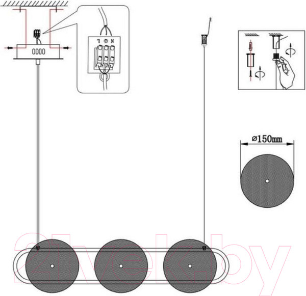 Изображение товара Люстра Omnilux OML-52503-03