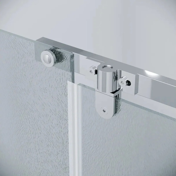 Изображение товара Душевая стенка Grossman Pragma 80x195 / 200.K33.03.80.10.02 (хром/стекло шиншилла)