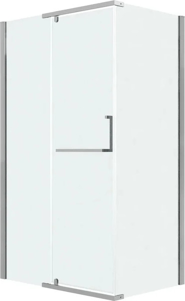 Изображение товара Душевая стенка Grossman Pragma 80x195 / 200.K33.03.80.10.02 (хром/стекло шиншилла)