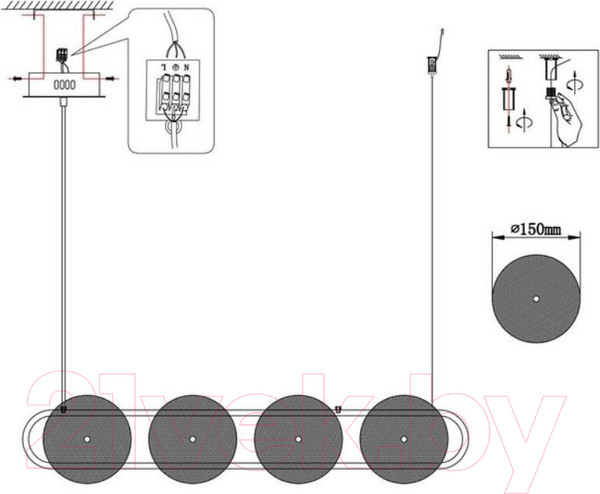 Изображение товара Люстра Omnilux OML-52503-04