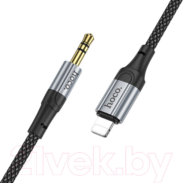 Изображение товара Кабель Hoco UPA26 Lightning - AUX (1м, черный)