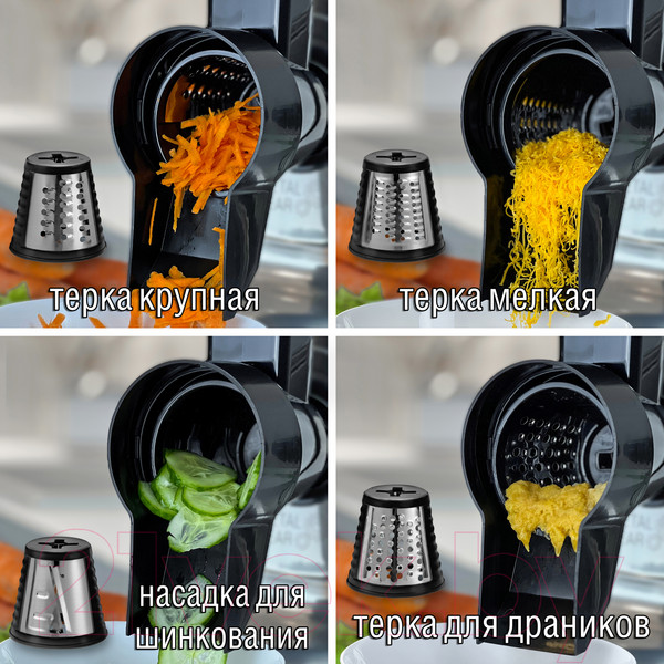 Изображение товара Комплект насадок-овощерезок для мясорубки Holt HT-VSH-200