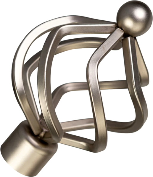 Изображение товара Набор наконечников для карниза АС ФОРОС Булава D19 (2шт, сатин)