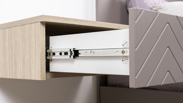 Изображение товара Прикроватная тумба Mobi Амьен 16.08 (плэйн/веллюто капучино AG 707 ПВХ)