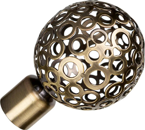 Изображение товара Набор наконечников для карниза АС ФОРОС Метеор D19 (2шт, антик)