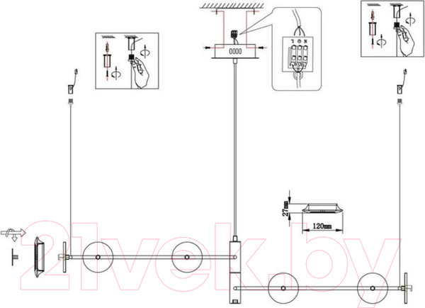 Изображение товара Люстра Omnilux OML-51203-10