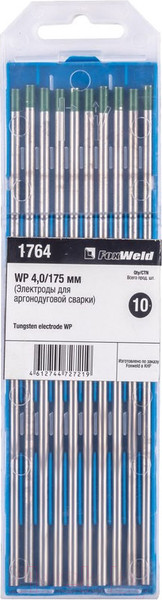Изображение товара Электрод FoxWeld Вольфрамовый WP 4мм/175мм / 1764 (10шт)