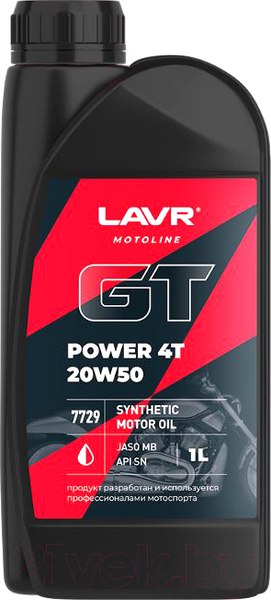 Изображение товара Моторное масло Lavr GT Power 4T 20W50 SN / Ln7729 (1л)