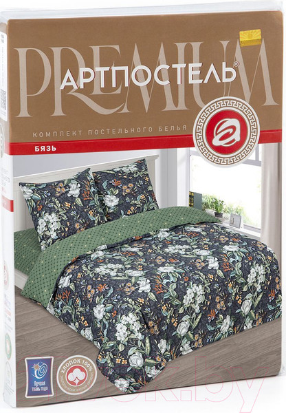 Изображение товара Комплект постельного белья АртПостель Белые цветы 520