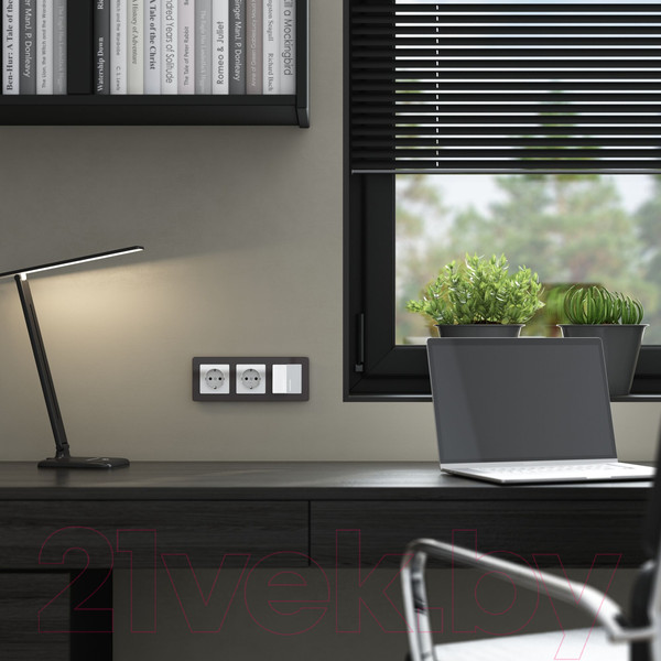 Изображение товара Розетка Werkel W1171141 (белый акрил)