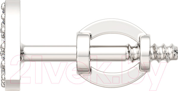 Изображение товара Серьги из белого золота ZORKA 3D00439.14K.W (с бриллиантами)