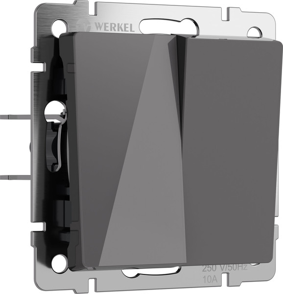 Изображение товара Выключатель Werkel W1120044 (графит акрил)