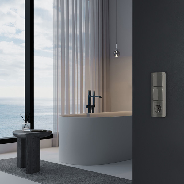 Изображение товара Выключатель Werkel W1120044 (графит акрил)