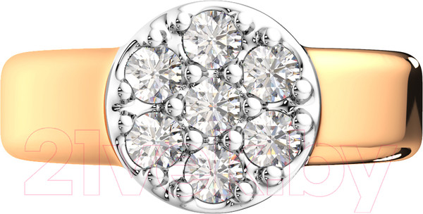 Изображение товара Моносерьга из розового золота ZORKA 3D00456.14K.R (с бриллиантами)