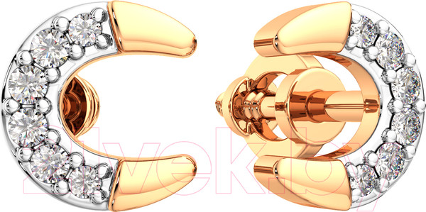 Изображение товара Серьги из розового золота ZORKA 3D00511.14K.R (с бриллиантами)