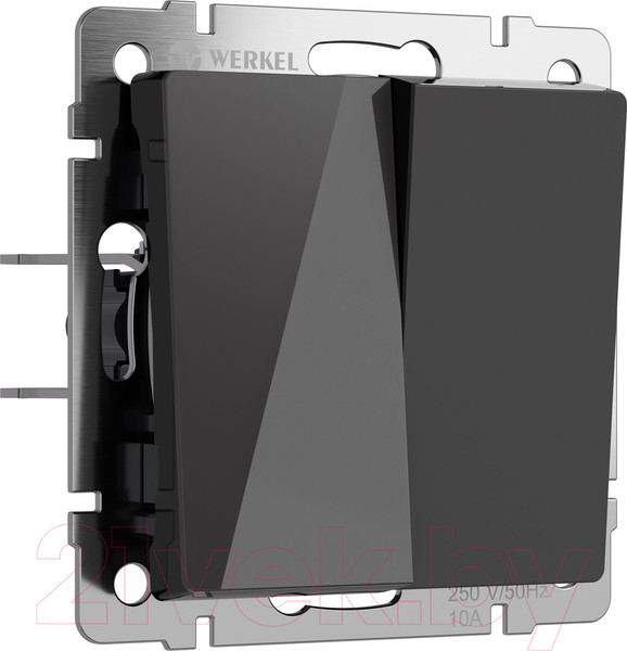 Изображение товара Выключатель Werkel W1120048 (черный акрил)