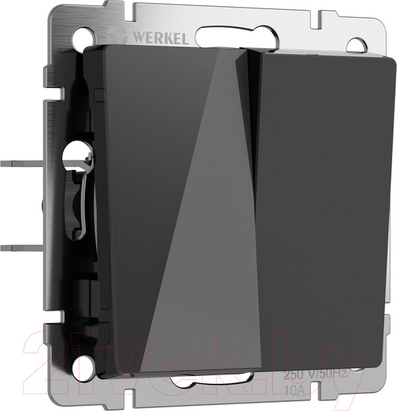 Изображение товара Выключатель Werkel W1122048 (черный акрил)