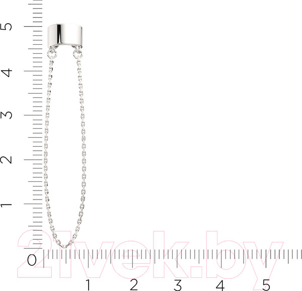 Изображение товара Моносерьга из серебра ZORKA 0300241